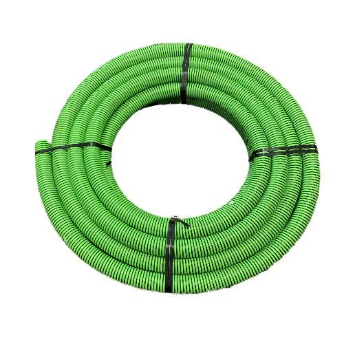 2" KANAFLEX GREEN EPDM RIBBED HELIX HOSE, Size: Per Foot