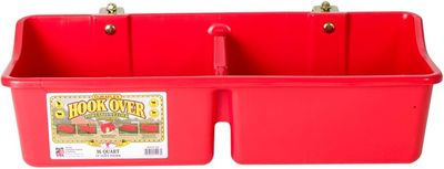 Miller 16 Quart Hook Over Portable Feeder with Divider