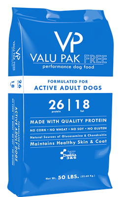 Valu Pak Blue 26/18 50 Lb No Corn Wheat Soy Gluten