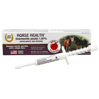 Ivermectin Paste Apple Flavored 1.87% Horse Health