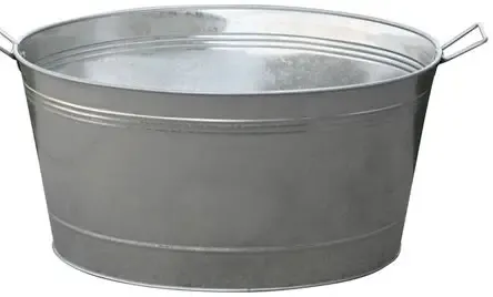 Little Giant 16.75 Gallon Galvanized Round Tub