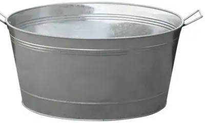 Little Giant 16.75 Gallon Galvanized Round Tub