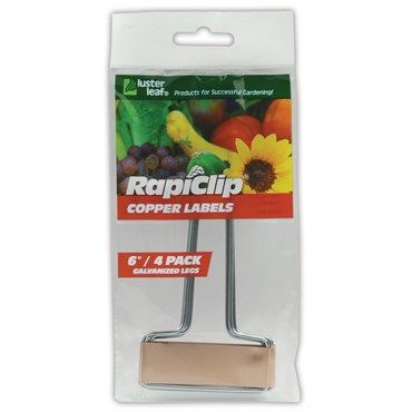 Luster Leaf® Rapiclip® Copper Plant Labels - 4pk - 6in