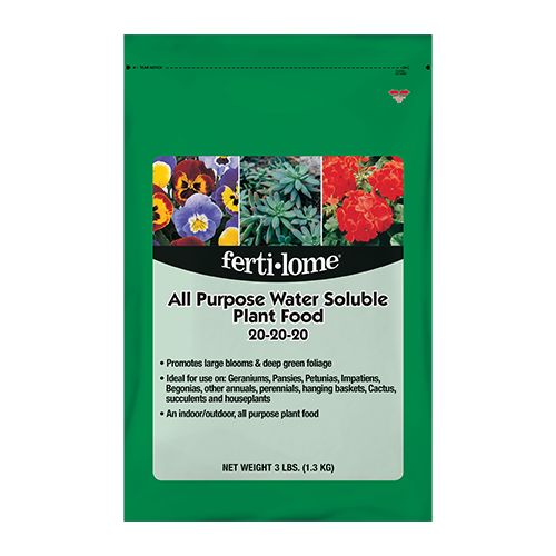 All Purpose Water Soluble Plant Food 20-20-20 3lb