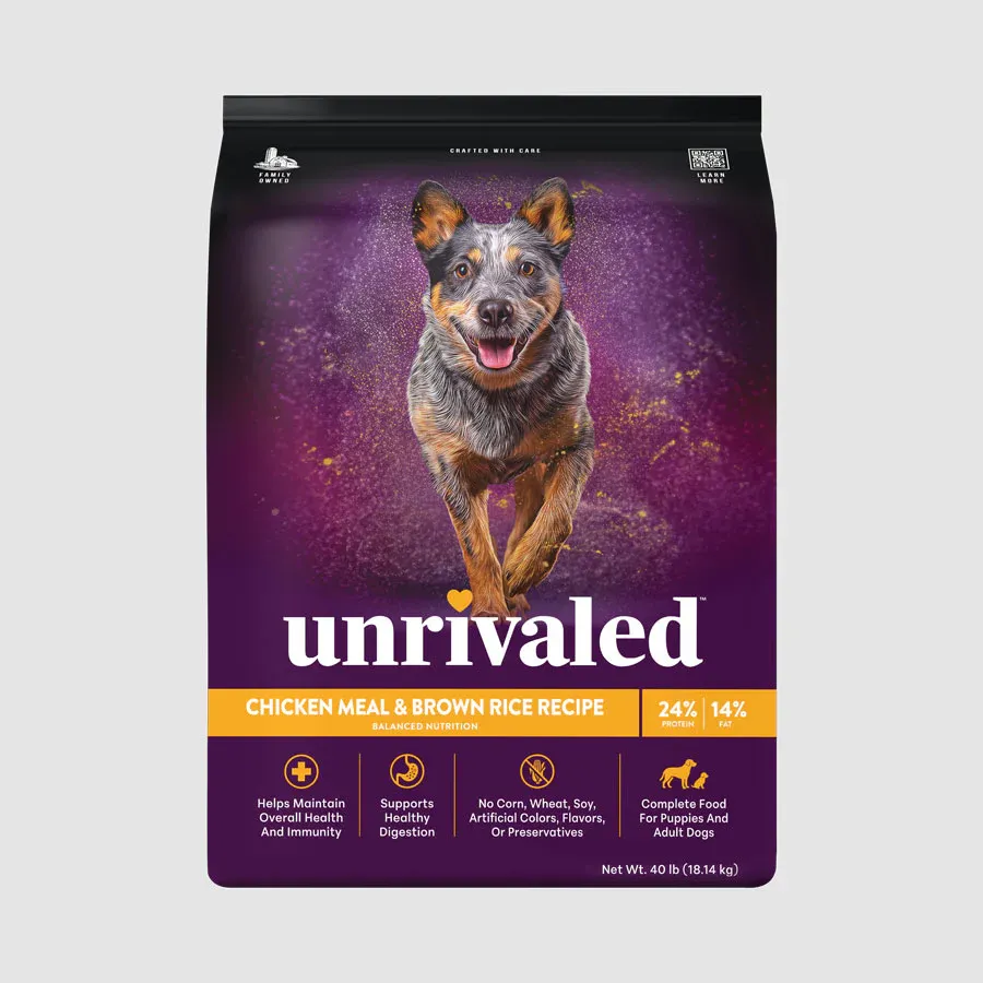 Unrivaled Chicken Meal &amp; Brown Rice (24/14) 40lb