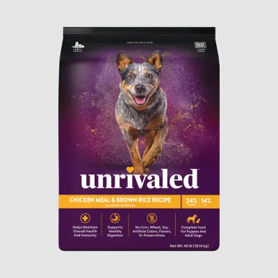 Unrivaled Chicken Meal &amp; Brown Rice (24/14) 40lb