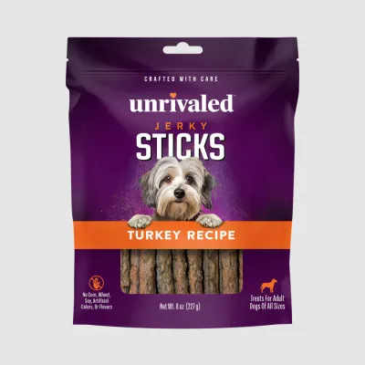 Unrivaled Jerky Sticks - Turkey 8oz