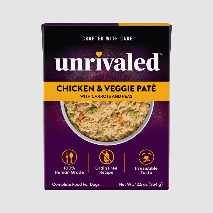Unrivaled Chicken &amp; Veggie Pate 12.5oz