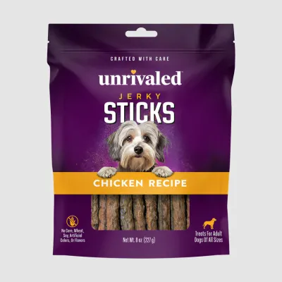 Unrivaled Jerky Sticks - Chicken 8oz