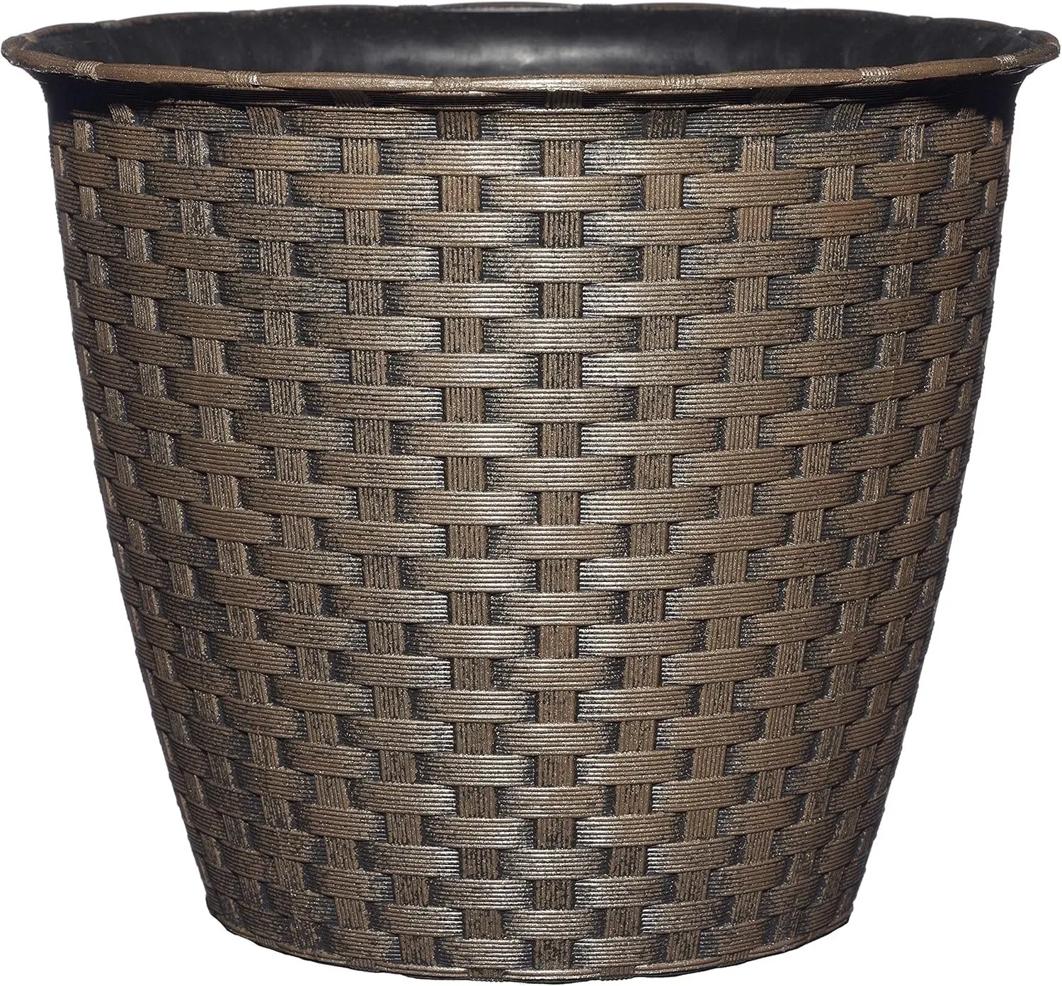 Nantucket Planter with Drain 12", Russet