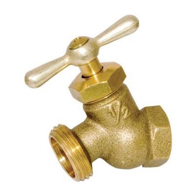 EZ FLO Brass Hose Bibb - Female 1/2" No Kink