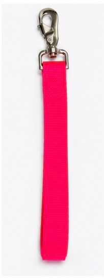 Double Layer Nylon Pet Leash | 1" Width, Color: Hot Pink, Size: 4ft