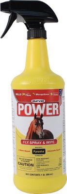 Durvet Power Fly Spray and Wipe for Horses