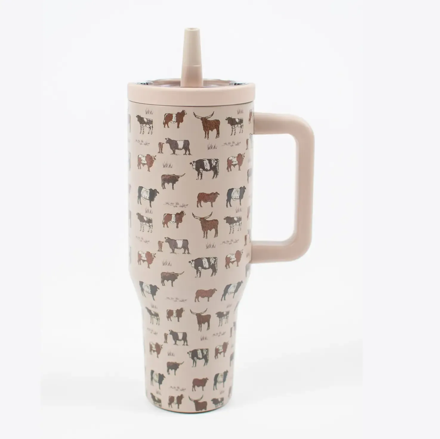 Vintage Cattle 40oz Water Tank Tumbler