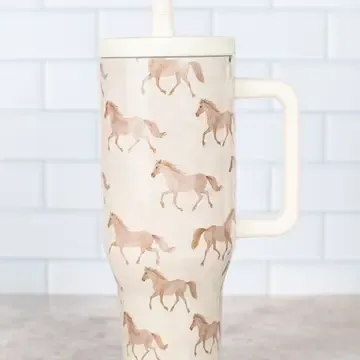 Horse 40oz Water Tank Tumbler