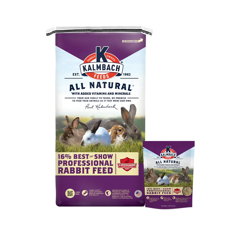 Kalmbach 16% Best in Show Rabbit Pellet 8 LB Bag