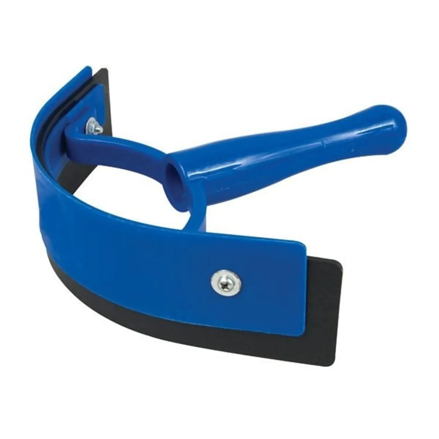 Deluxe Plastic Sweat Scraper, Color: Blue