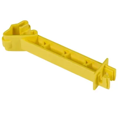 Reverse T Post Insulator 5″ Extender 25pk Yellow