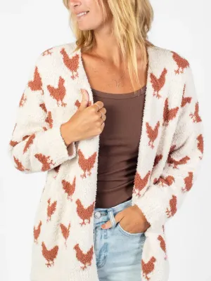 Western Chicken Luxe Cardigan