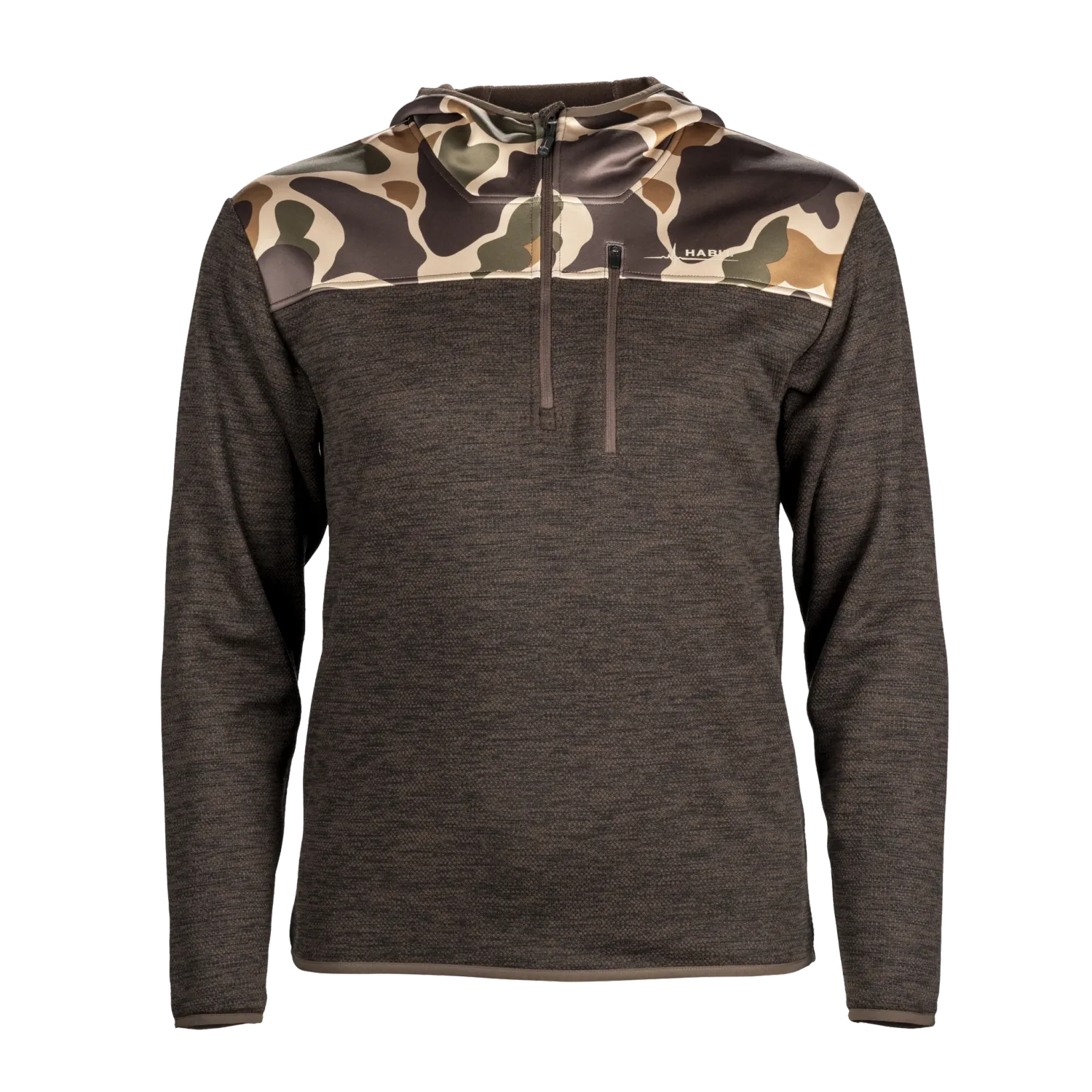 Habit Men’s Mountain Hemlock Quarter Zip Fleece Pullover turkish coffee, Size: Medium
