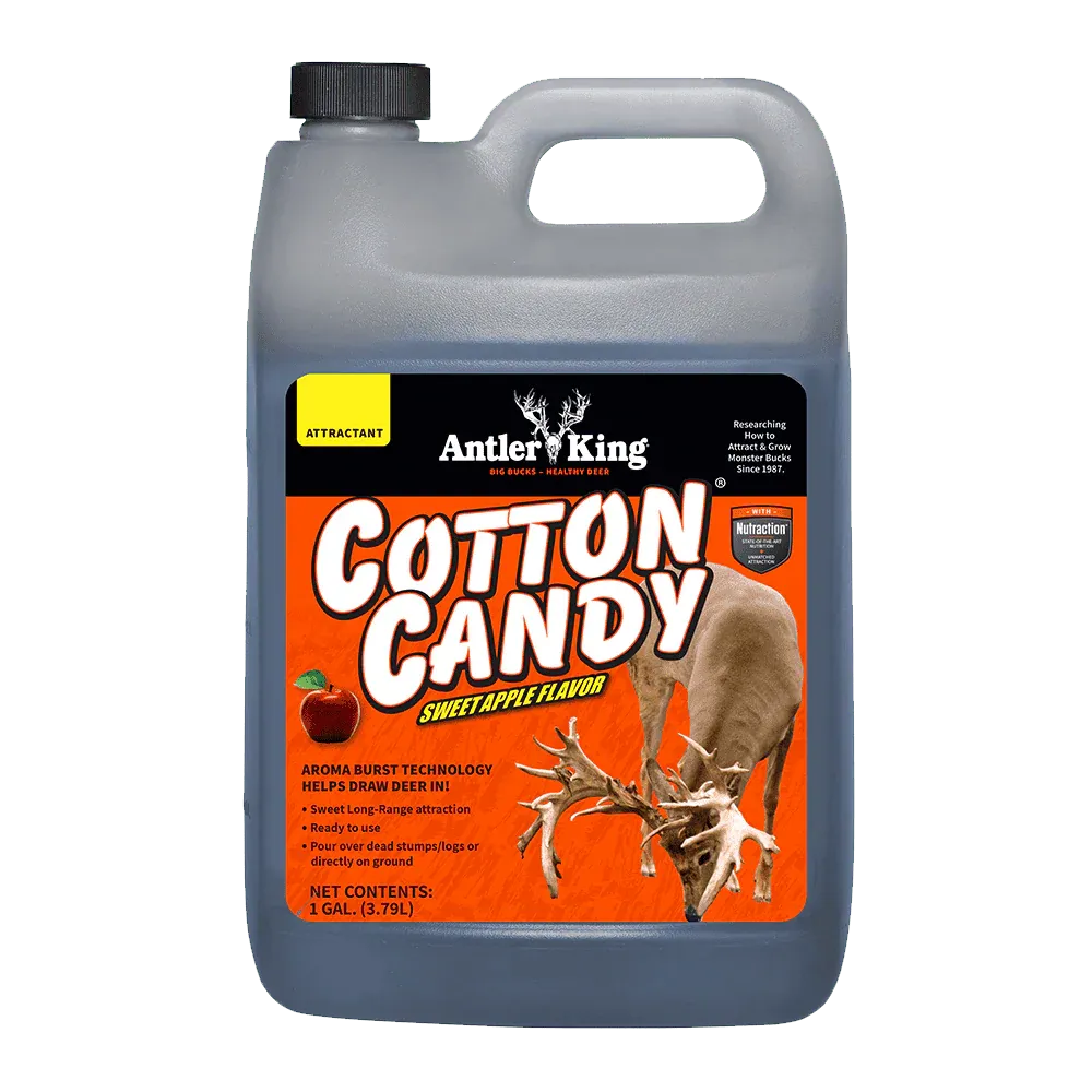 Antler King Cotton Candy Liquid 1 Gallon Sweet Apple Flavor
