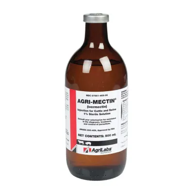 Agri Mectin Ivermectin Injectable 500 ML Bottle