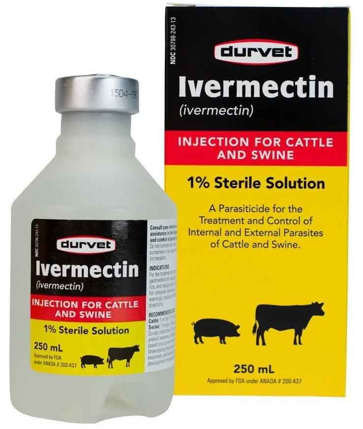 Durvet Ivermectin 250ml Injectable