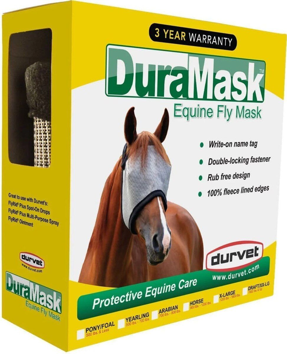 Durvet DuraMask Equine Fly Mask, X-Large
