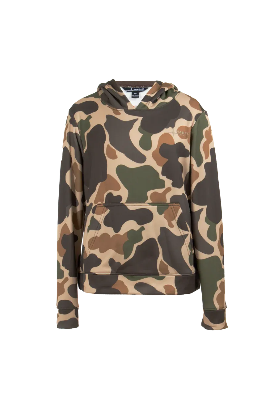 Summit Park Performance Hoodie- Youth Woodland Vintage, Size: YS