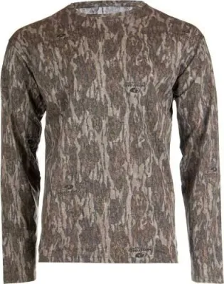 Men's Bear Cave Camo Tee - Long Sleeve 014 - MO Bottomland