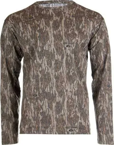Men's Bear Cave Camo Tee - Long Sleeve 014 - MO Bottomland, Size: Medium