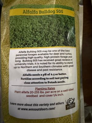 WMS Bulldog 505 Alfalfa 3lbs