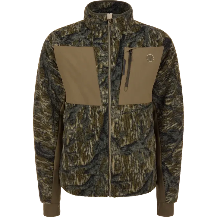 Statix Sherpa Fleece Insulated Jacket, Color: OG Treestand, Size: LRG