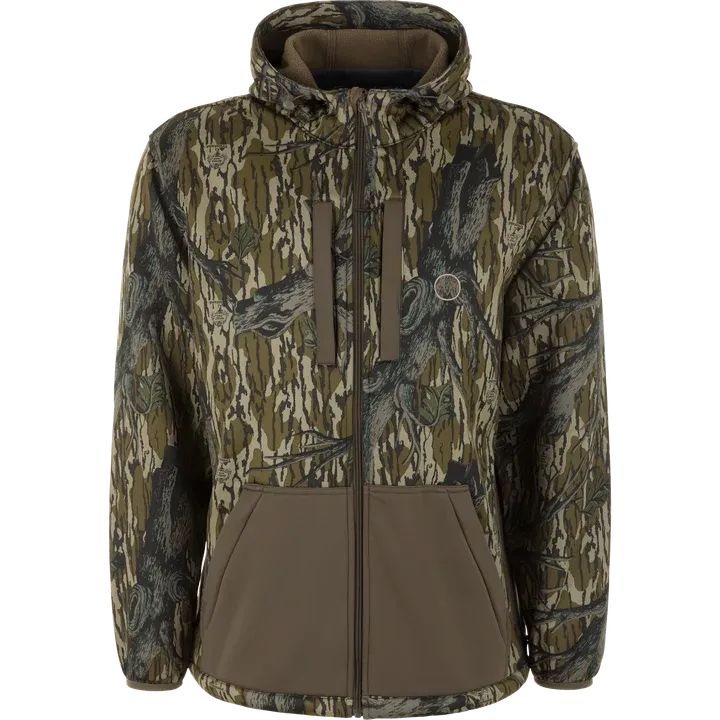 Non-Typical Endurance Full Zip Jacket with Hood, Color: OG Treestand, Size: SML
