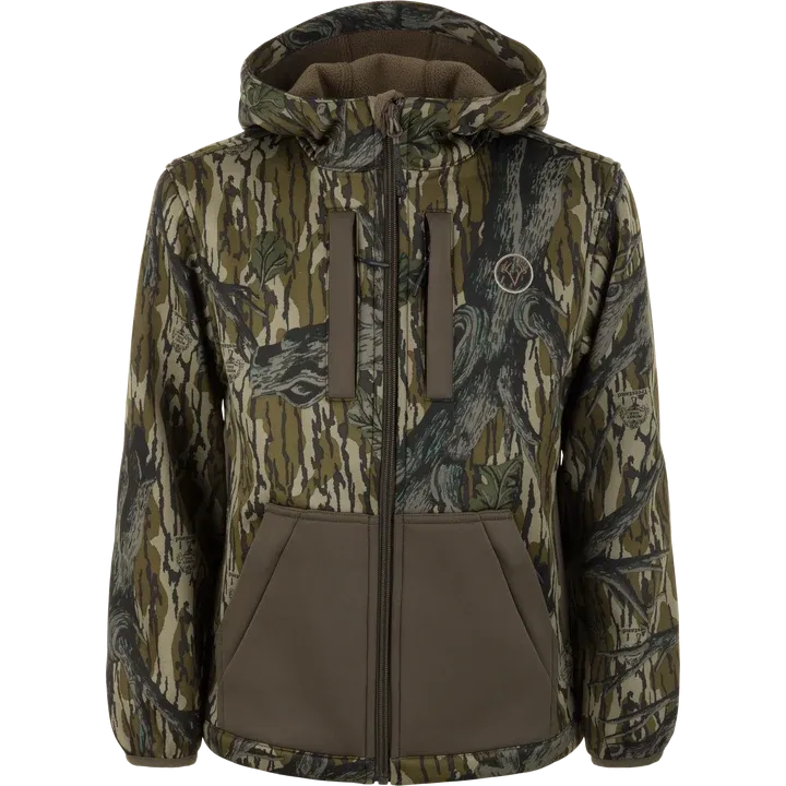 Non-Typical Youth Endurance Full Zip Jkt w Hood, Color: OG Treestand, Size: LRG