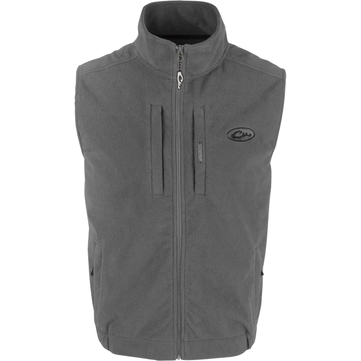 Windproof Layering Vest, Color: Charcoal, Size: SML