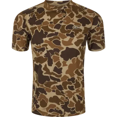 Youth Camo Performance S/S Crew