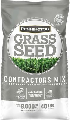 Pennington Contractors Seed Mix, 40 lb Bag