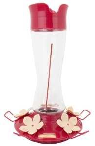 Perky-Pet® Top-Fill Pinch-Waist Glass Hummingbird Feeder - 12 oz