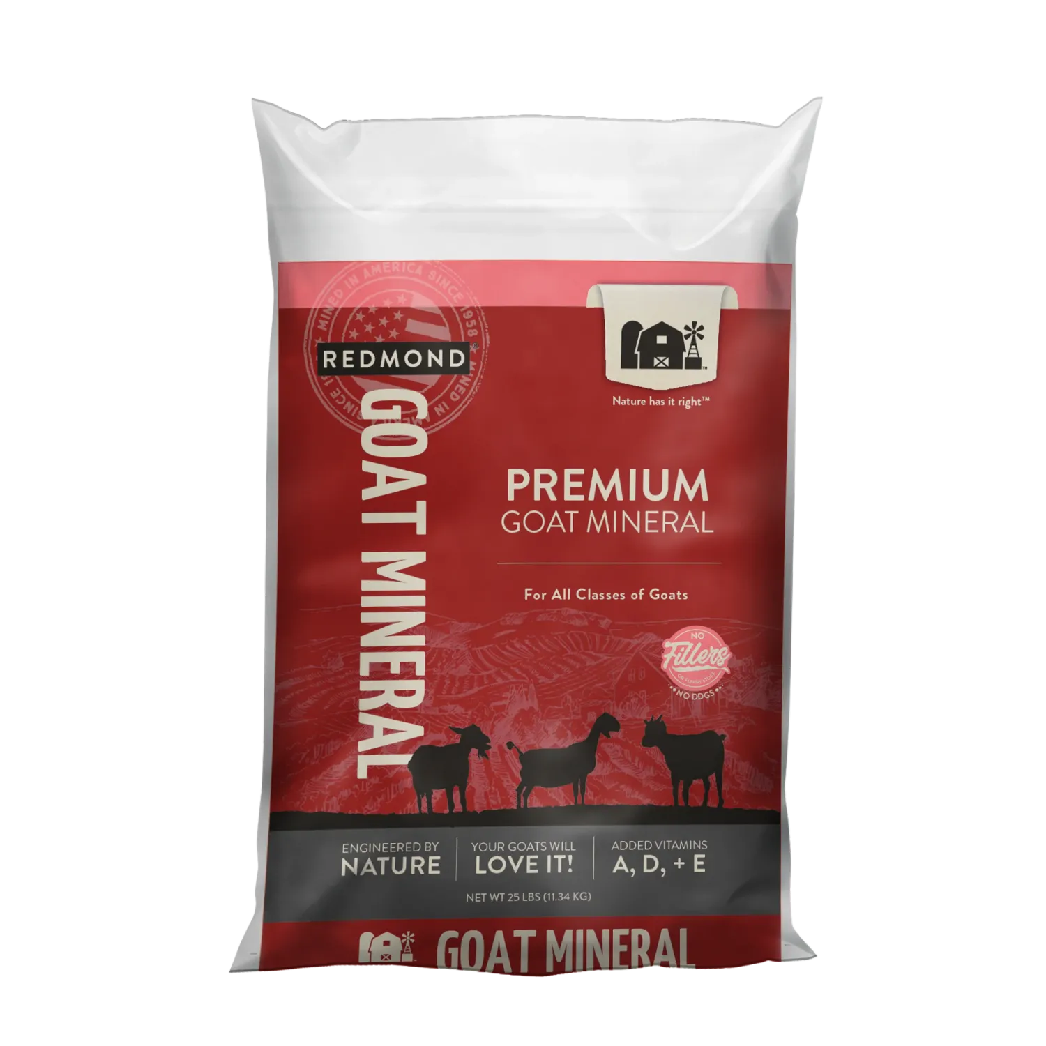 Redmond Goat Mineral 25 lb bag