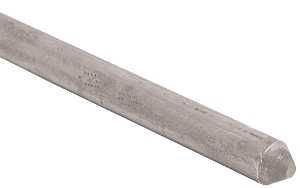 Grounding Rod 5/8in 6ft Steel, Galvanized