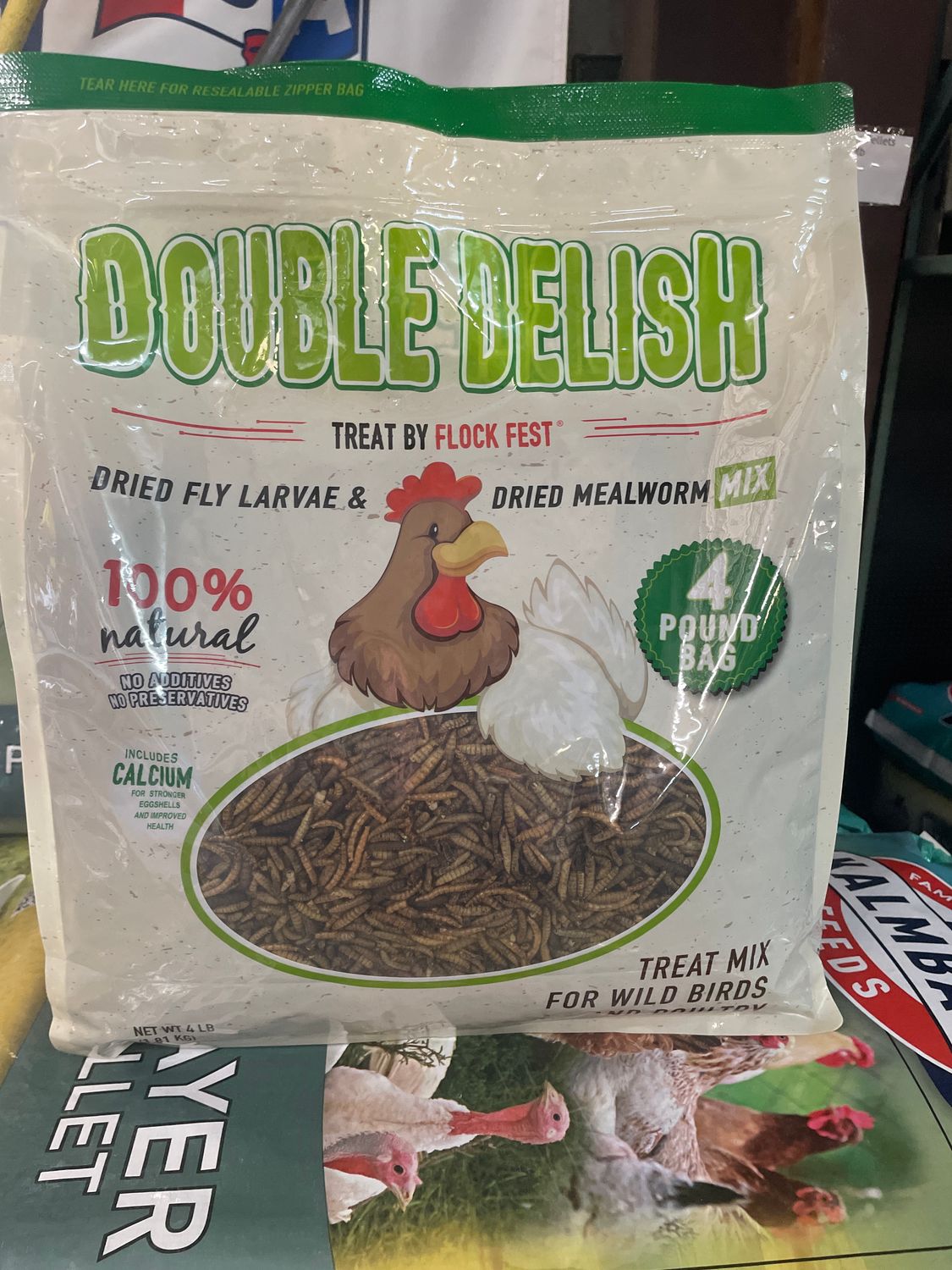 Double Delish Mealworm, Fly Larvae 4lb