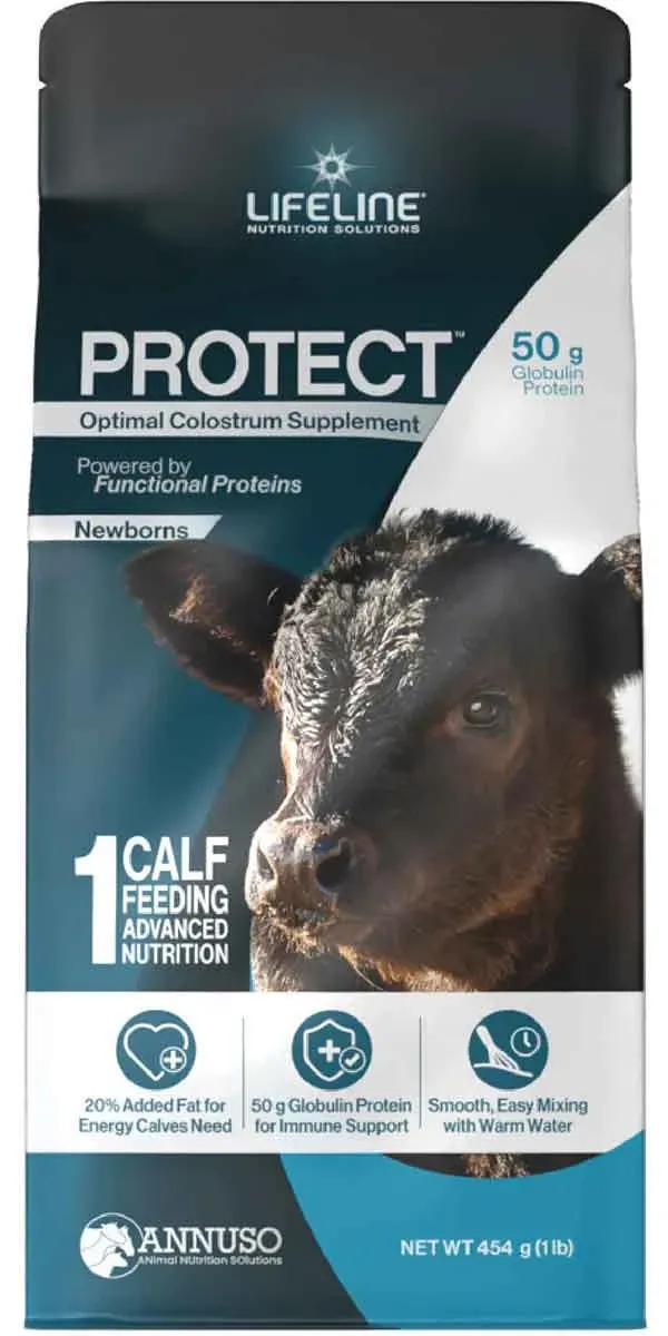 Lifeline Protect Colostrum Supplement for Newborn Dairy and Beef Calves