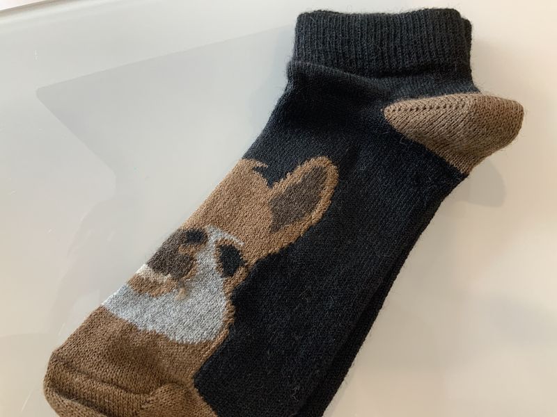Ankle Sock w/ alpaca face