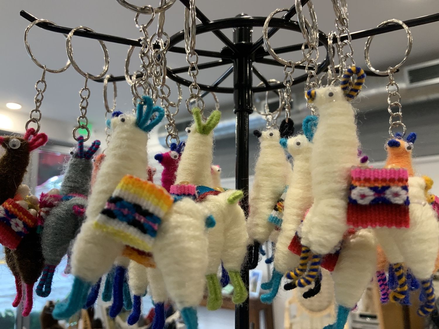 Tiny Alpaca Keychain