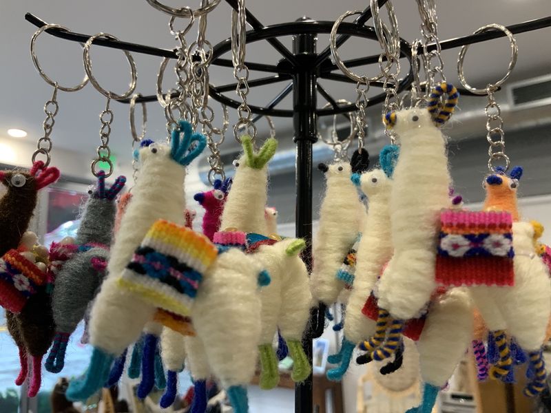 Tiny Alpaca Keychain