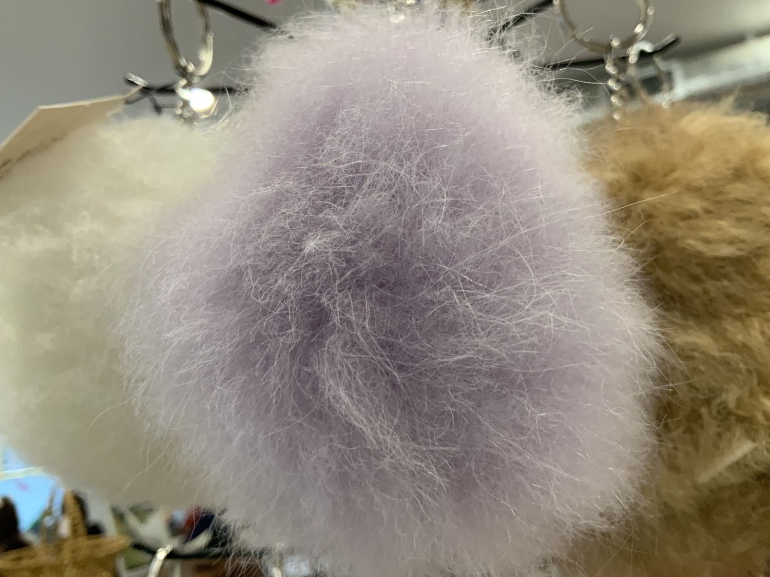 Alpaca Puffball Keychain Alpaca Puffball Keychain
