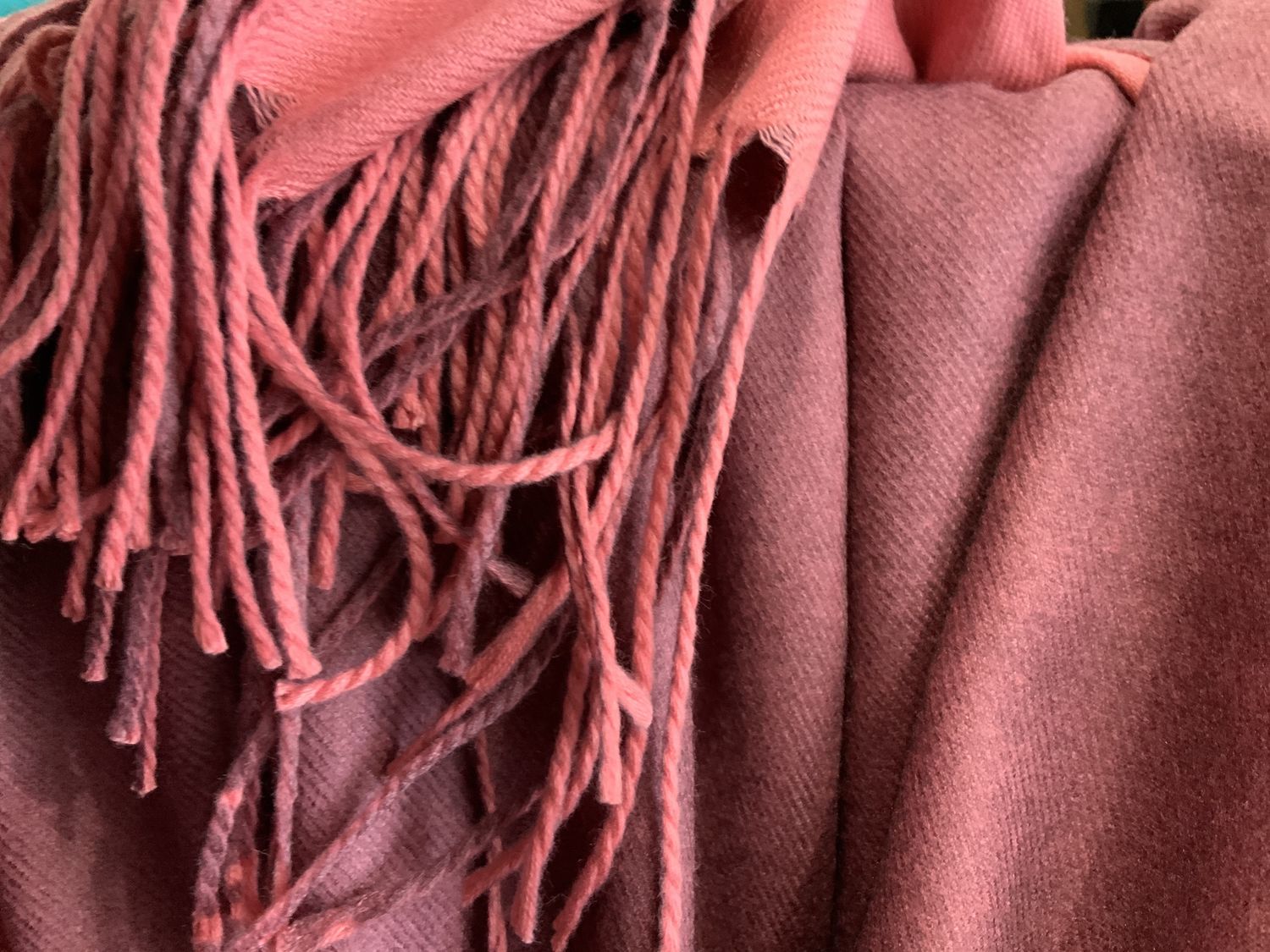 Cashmere scarf 2 Tone, Color: Pink
