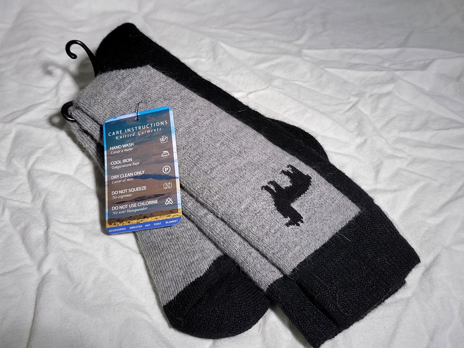 Fireman's Sock, Colour: Gray and Black, Size: S 34-36