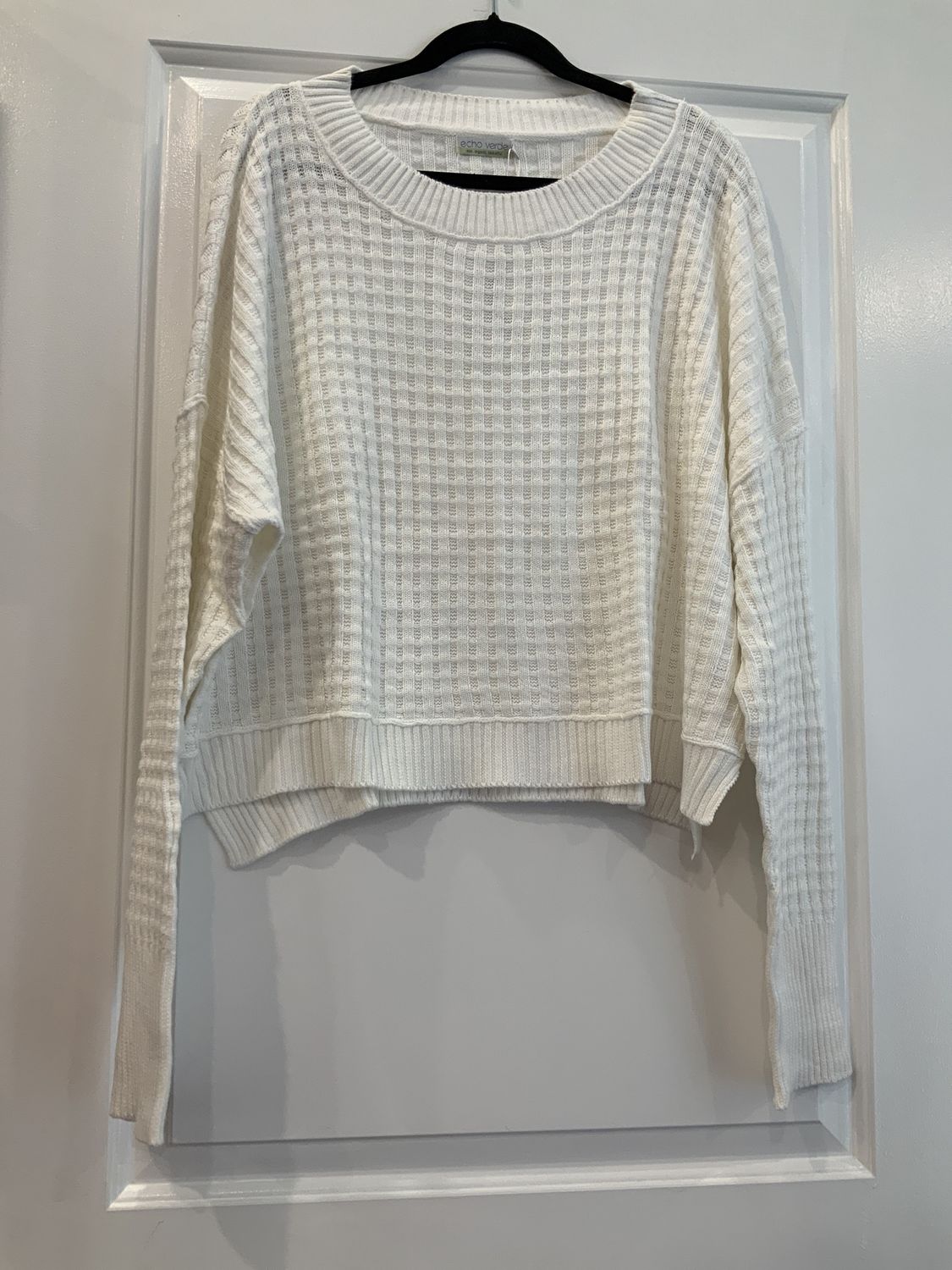 100 % Organic Cotton Sailing Sweater, Color: White